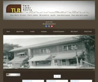 Twinlakesrealtywi.com(Twin Lakes Realty) Screenshot