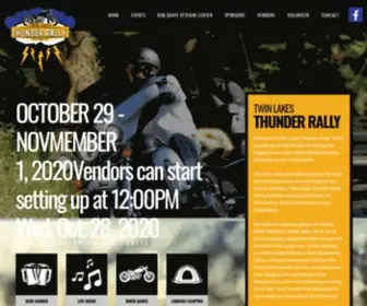 Twinlakesthunder.com(Twin Lakes Thunder Rally) Screenshot