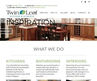 Twinleafinteriors.com(Kitchen Remodeling and Interior Design in Colorado Springs) Screenshot