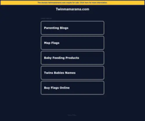 Twinmamarama.com(Twin Mama Rama) Screenshot