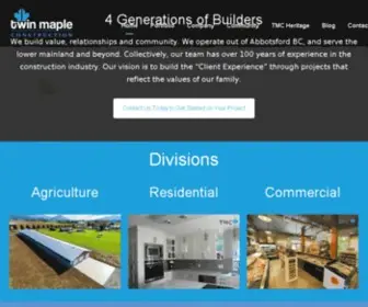 Twinmapleconstruction.com(Twin Maple Construction) Screenshot