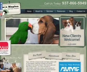 Twinmaplesvethospital.com(Veterinarian In Dayton) Screenshot