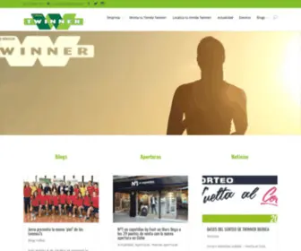 Twinner.es(Twinner, Especialistas del deporte) Screenshot