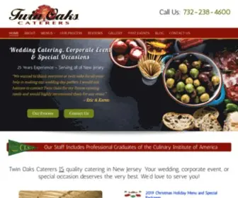 Twinoakscaterers.com(Catering for Weddings NJ) Screenshot