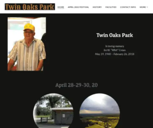 Twinoakspark.com(Twin Oaks Park) Screenshot