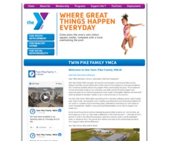 Twinpikefamilyymca.org(Twin Pike Family YMCA) Screenshot