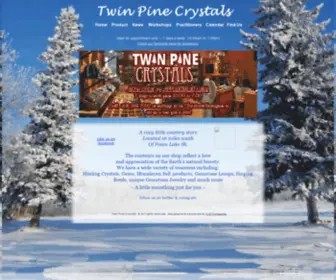 Twinpinecrystals.com(Twin Pine Crystals) Screenshot