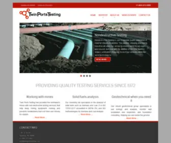 Twinportstesting.com(Testing Services) Screenshot