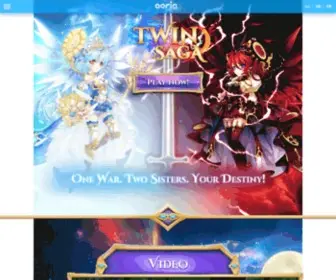 Twinsaga.com(Twin Saga) Screenshot