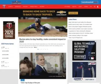 Twinsbaseball.com(MLB) Screenshot