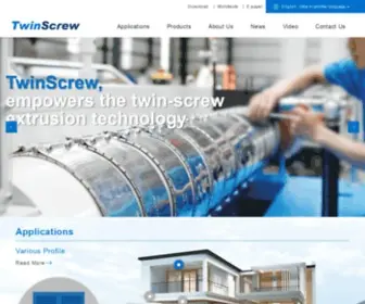 Twinscrew.net(PVC Twin Screw Extruder and Screw Barrel Manufacturer) Screenshot