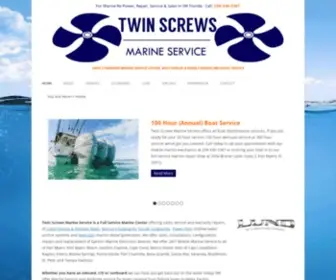 Twinscrewsmarineservice.com(Marine Service) Screenshot