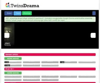 Twinsdrama.com(LayarKaca21 ialah web streaming film bioskop indoxxi dan cinema21 online subtitle Indonesia) Screenshot