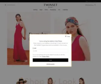 Twinset.com(TWIN-SET Simona Barbieri) Screenshot