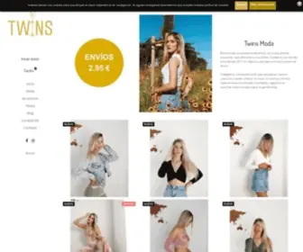 Twinsmoda.es(Tienda de moda online) Screenshot