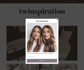 Twinspiration.co(By Britta & Carli Garsow) Screenshot