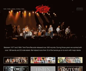 Twintonedigital.com(Twin/Tone Records) Screenshot