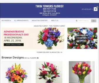 Twintowersflorist.com(Arlington Florist) Screenshot