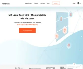 Twinwin.org(Twinwin bietet dir HR & Legal Experten) Screenshot