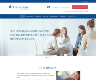 Twi.org(Transitions of Western Illinois) Screenshot