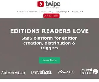 Twipemobile.com(Premium Digital Editions & Personalised Recommendations) Screenshot