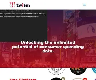 Twism.io(Unlocking the unlimited potential of consumer spending data) Screenshot