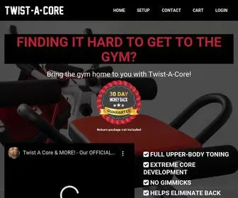 Twist-A-Core.com(Ab Machine & More) Screenshot