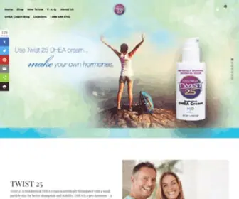 Twist25.com(Best DHEA Cream For Men and Women) Screenshot