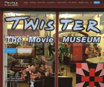 Twistercountry.com(The Twister Movie Museum) Screenshot