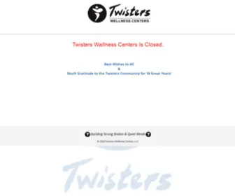 Twistersyoga.com(Twisters Wellness Centers) Screenshot