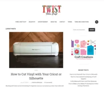 Twistfibrecraft.co.uk(Fabrics with a Twist) Screenshot