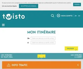 Twisto.fr(Tout pour bien voyager sur la Communauté urbaine Caen la mer) Screenshot