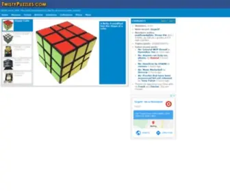 Twistypuzzles.com(Twistypuzzles) Screenshot