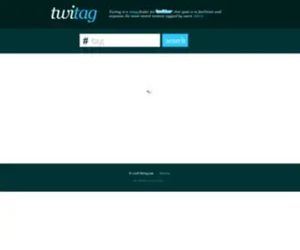 Twitag.com(Twitter hashtag finder) Screenshot