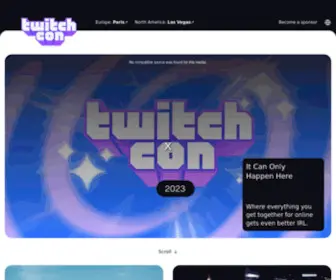 Twitchcon.com(Home) Screenshot