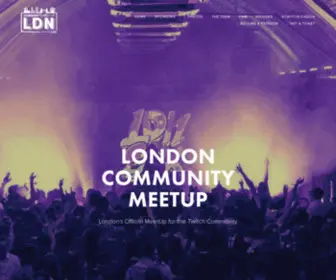 Twitchldn.com(Twitch London Meetup) Screenshot