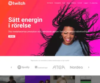 Twitch.se(Startsida) Screenshot