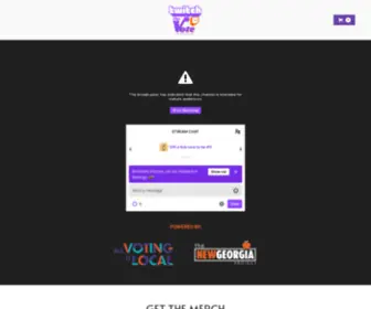 Twitchthevote.org(12-HOUR STREAM) Screenshot