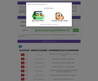 Twitchtokengenerator.com(Twitch Token Generator by swiftyspiffy) Screenshot