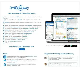 Twitonomy.com(Twitter #analytics and much more) Screenshot