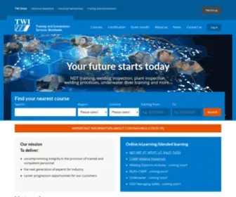 Twitraining.com(TWI Training and Examinations) Screenshot