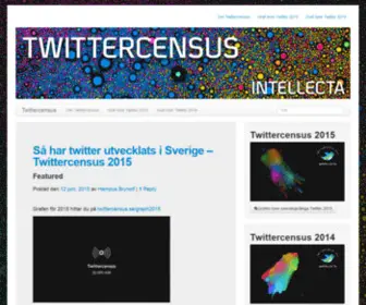 Twittercensus.se(Om Twitter och twittrare i Sverige) Screenshot