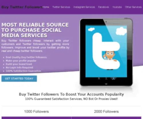 Twitterfollowers.in(Buy Twitter FollowersTwitter Followers for $2) Screenshot