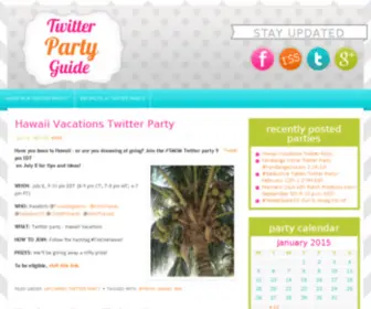 Twitterpartyguide.com(Twitter Party Guide) Screenshot