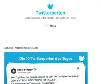 Twitterperlen.de(Unterhaltung mit Haltung) Screenshot