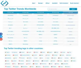 Twittertrendings.com(Twittertrendings) Screenshot