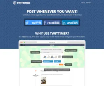 Twittimer.com(Twittimer) Screenshot