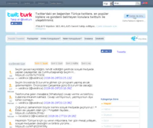 Twitturk.com(Türk) Screenshot