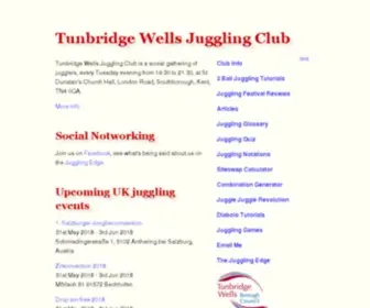 TWJC.co.uk(TWJC The Royal Tunbridge Wells Juggling Club) Screenshot