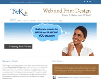 TWkwebandprintdesign.com(TWK Web and Print Design. We design and develop print and web marketing assets) Screenshot